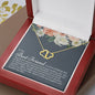 Best Friend Wedding Solid Gold Necklace - Love You This Much