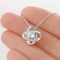Best Mother In Law Love Knot Necklace - Love You This Much