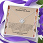 Best Mother In Law Love Knot Necklace - Love You This Much