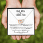 Big Bro Little Sis Interlocking Hearts Necklace - Love You This Much