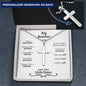 Big Brother Ball Chain Cross Necklace - Love You This Much