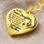 Bonus Daughter Heart Keychain - Love You This Much
