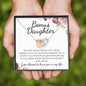 Bonus Daughter Interlocking Hearts Necklace - Love You This Much
