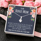 Bonus Mom 'Not DNA' Alluring Beauty Necklace - Love You This Much