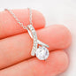 Bonus Mom 'Not DNA' Alluring Beauty Necklace - Love You This Much
