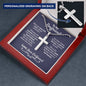 Boyfriend Ball Chain Cross Necklace - Love You This Much
