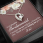 Bridesmaid Forever Love Necklace - Love You This Much