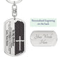 Brother (Love Sister) Keychain - Love You This Much