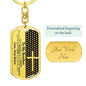 Brother (Love Sister) Keychain - Love You This Much