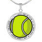 Catholic Tennis Circle Necklace - Love You This Much