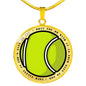 Catholic Tennis Circle Necklace - Love You This Much