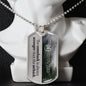 Custom Narcotics Anonymous Dog Tag Necklace - Love You This Much