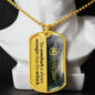 Custom Narcotics Anonymous Dog Tag Necklace - Love You This Much