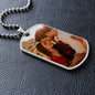 Custom Photo Dog Tag - Love You This Much