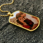 Custom Photo Dog Tag - Love You This Much