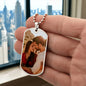 Custom Photo Dog Tag - Love You This Much