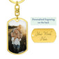 Custom Photo Keychain - Love You This Much