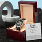 Dad Fathers Day (From Daughter( Openwork Watch - Love You This Much