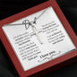 Dad On Wedding Day Normal Cross Necklace - Love You This Much