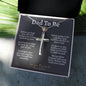 Dad to Be Cross Necklace - Love You This Much