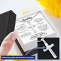 Daddy (Personalized Engraved) Cross Necklace - Love You This Much
