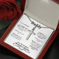 Daddy To Be Cross Necklace - Love You This Much
