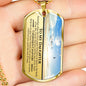 Daughter Cherished Chapters Dog Tag Necklace - Love You This Much