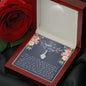 Daughter In Law (Wedding Day) Alluring Beauty Necklace - Love You This Much
