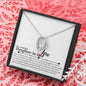 Daughter In Love Forever Heart Necklace - Love You This Much