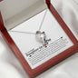 Daughter In Love Forever Heart Necklace - Love You This Much