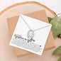Daughter In Love Forever Heart Necklace - Love You This Much