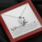 Daughter In Love Forever Heart Necklace - Love You This Much