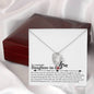 Daughter In Love Forever Heart Necklace - Love You This Much