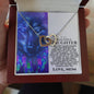 Daughter Lion (Mom) Interlocking Hearts Necklace - Love You This Much