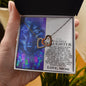 Daughter Lion (Mom) Interlocking Hearts Necklace - Love You This Much