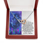 Daughter Lion (Mom) Interlocking Hearts Necklace - Love You This Much