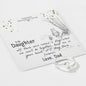 Daughter (Love, Dad) .925 Sterling Silver Hug Ring - Love You This Much