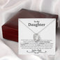Daughter (Love Dad) Forever Love Necklace - Love You This Much