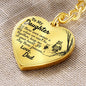 Daughter (Love Dad) Heart Keychain - Love You This Much