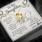 Daughter (Love Mom) Forever Love Necklace - Love You This Much