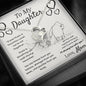 Daughter (Love Mom) Forever Love Necklace - Love You This Much