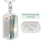 Daughter (Parents) Keychain - Love You This Much