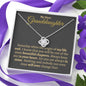 Dear Granddaughter Love knot Necklace - Love You This Much