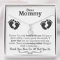 Dear Mommy Thank You Alluring Beauty Necklace - Love You This Much