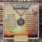 Dearest Grandson Compass Necklace - Love You This Much