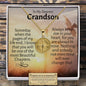 Dearest Grandson Compass Necklace - Love You This Much