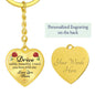 Drive Safely Heart Keychain - Love You This Much