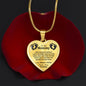 From Your Tummy Heart Necklace - Love You This Much
