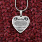 From Your Tummy Heart Necklace - Love You This Much