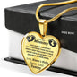 From Your Tummy Heart Necklace - Love You This Much